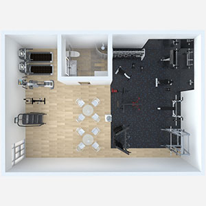 100㎡公司豪华健身房超值套餐