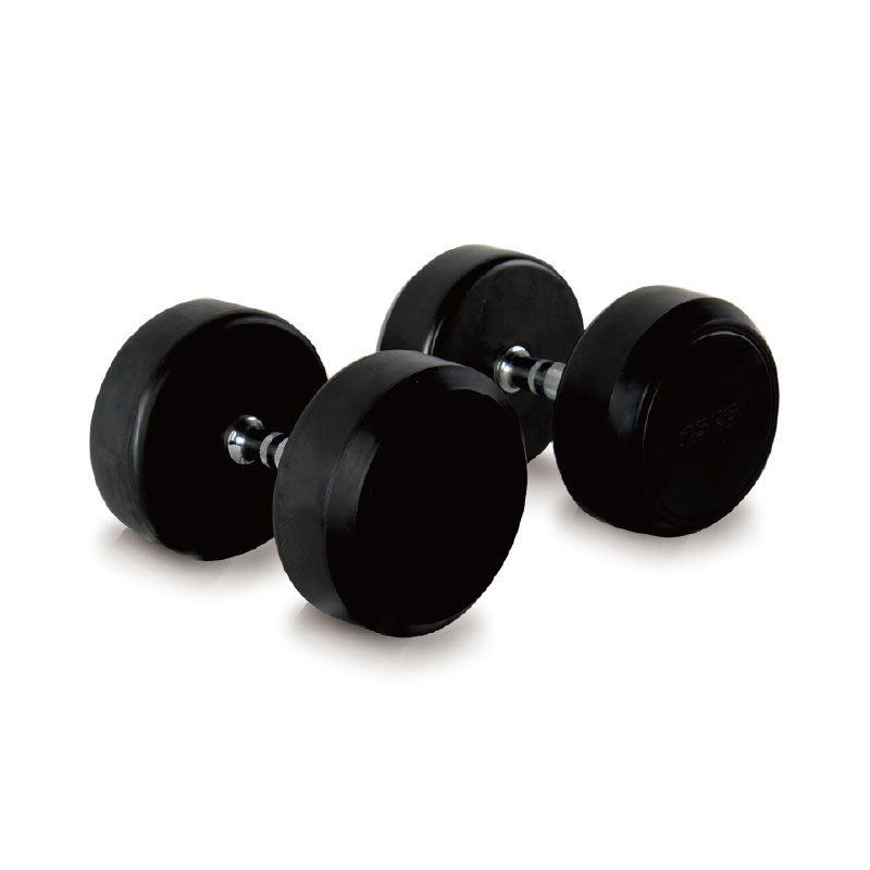 DP-01黑色固定包胶哑铃健身器材青青草视频下载批发大图展示1