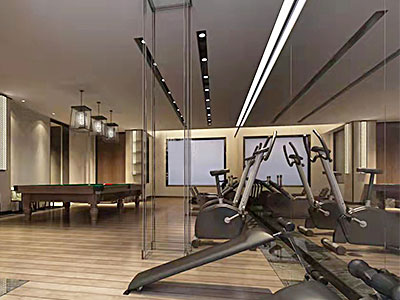 深圳企业健身房设计图